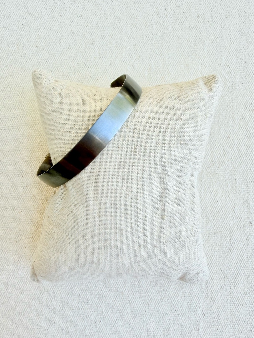 *Metal Cuff Bracelet Band* KEEP COLLECTIVE Retired Hematite Display Condition
